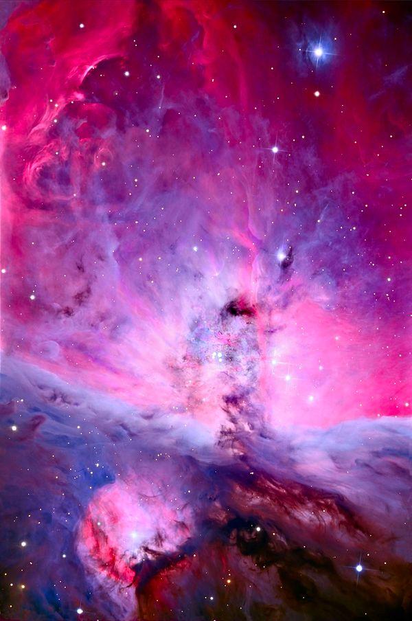 10. The highest resolution photos ever taken by a telescope of the Orion Nebula.