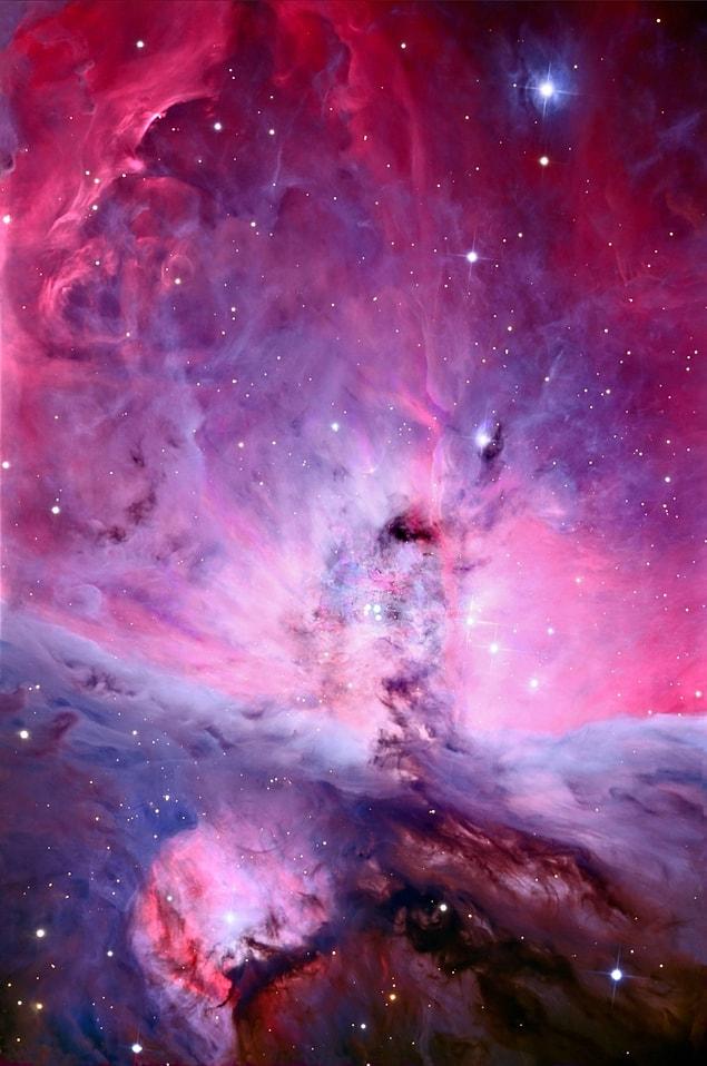 10. The highest resolution photos ever taken by a telescope of the Orion Nebula.