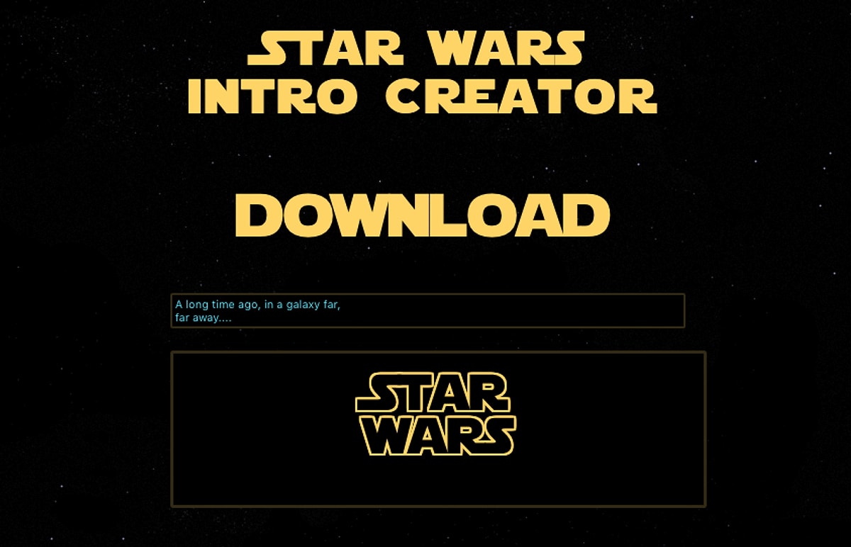 Intro creator. Интро Звездные войны. Star Wars Intro. Star Wars Intro creator. Напчало Звездный войн текст a long time ago.