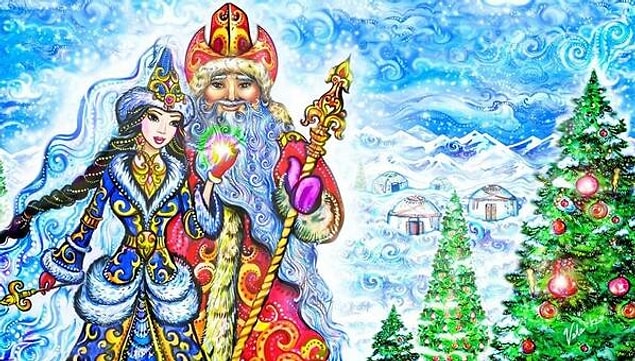 6. Türk mitolojisi de dahil olmak üzere pek çok mitolojide Noel Baba figürüne rastlanıyor.