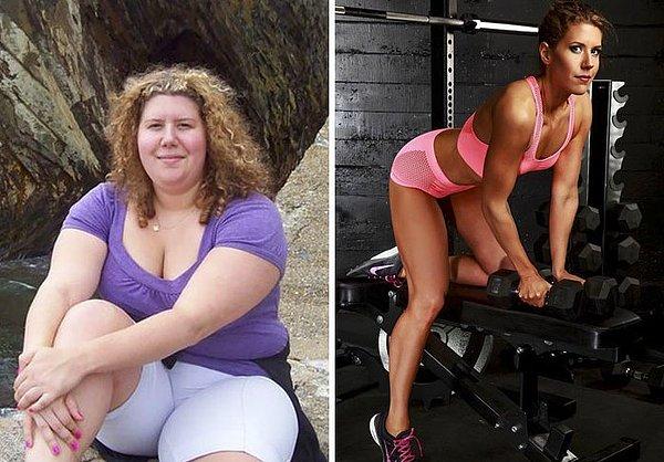10. Donna 2 yılda 51 kilo kaybetti ve artık bir fitness mankeni.