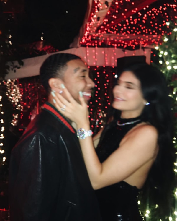 5. Кайли Дженнер и Tyga тоже окунулись в праздничную атмосферу с головой