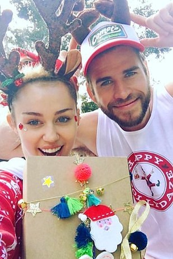 4. Лиам Хемсворт и Майли Сайрус оторвались на полную катушку