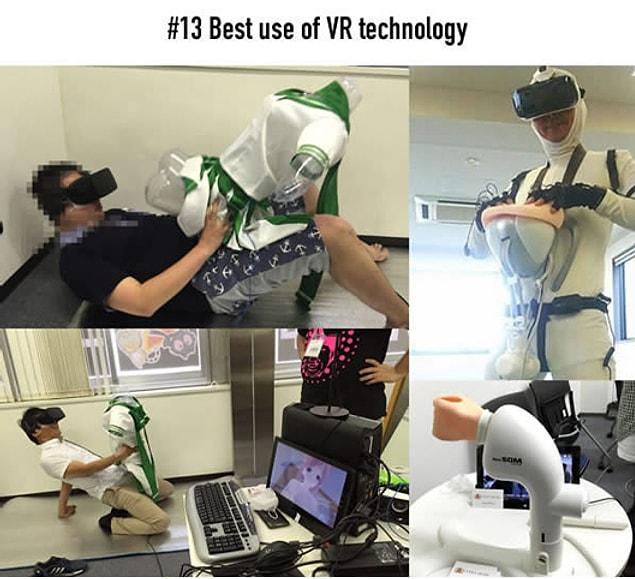 13. Possible uses of the VR technology...