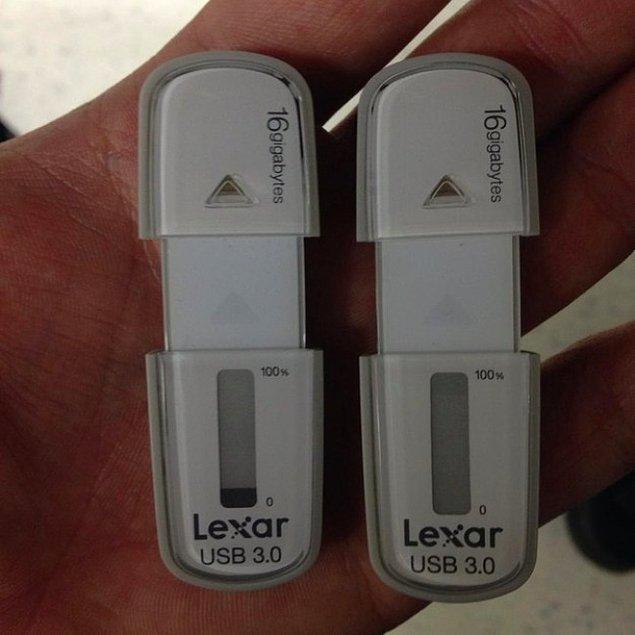 4. İçinde ne kadar boş alan kaldığını gösteren USB bellek: