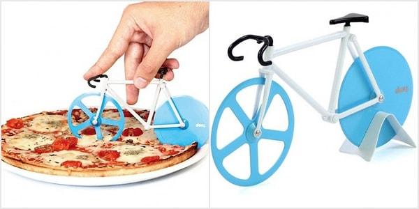 5. Bisiklet formunda, çift bıçaklı pizza kesici: