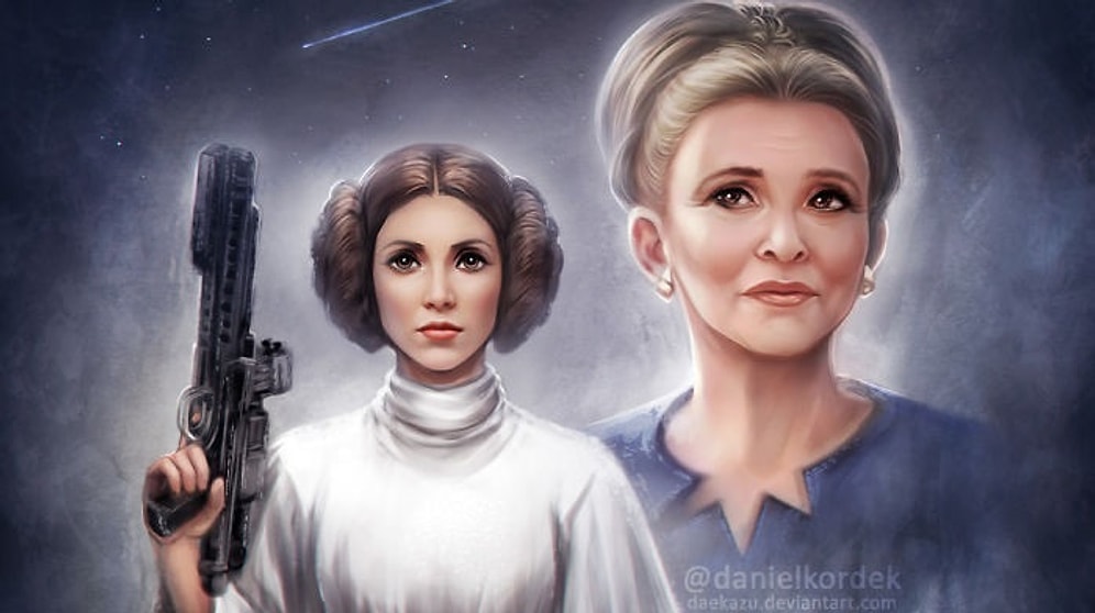 35 трогательных прощаний с Кэрри Фишер от художников по всему миру