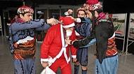 Aydın'da Bir Garip Eylem: Noel Baba'nın Başına Silah Dayadılar!