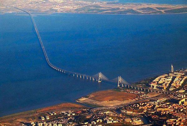 14. Vasco da Gama Bridge - Lisbon, Portugal