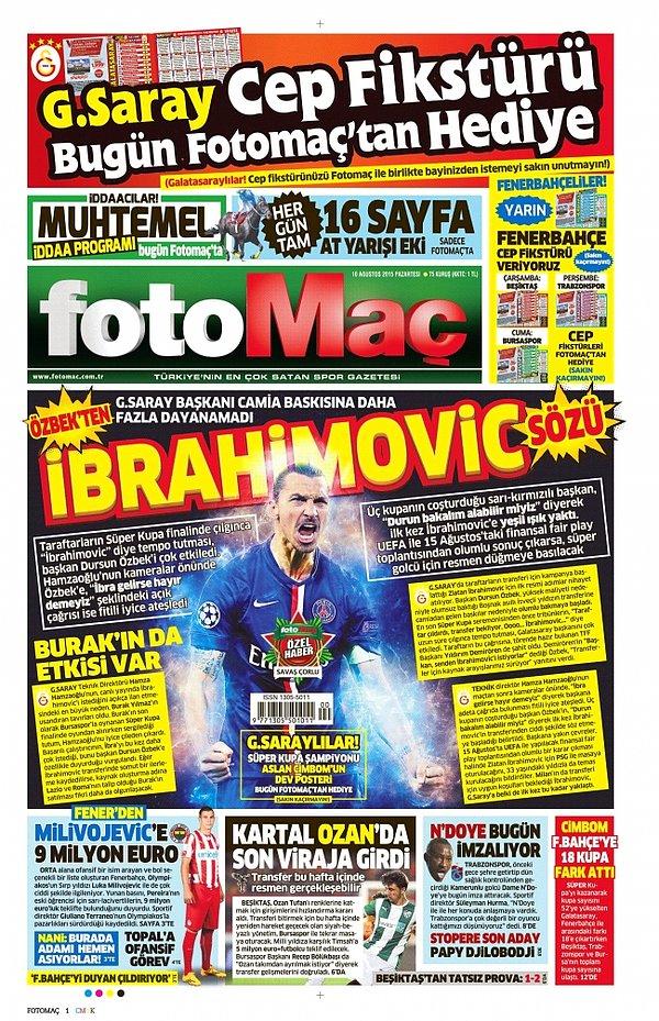 5. Zlatan Ibrahimovic transferi de epey konuşulmuştu.