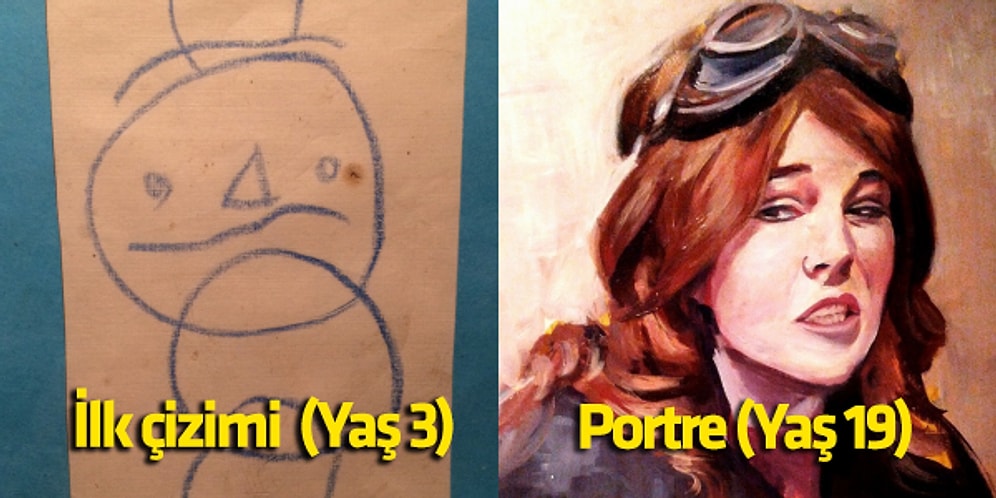 Üç Yaşından Beri Resim Çizen Genç Sanatçının 17 Yıllık Muazzam Sanatsal Evrimi