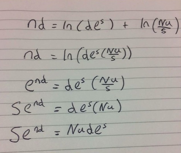 5. Math never lies...