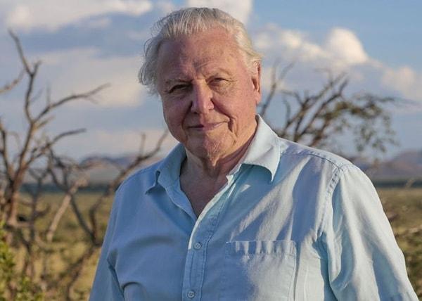 2. Belgesellerden tanıdığımız İngiliz natüralist Sir David Attenborough