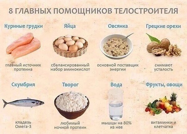 37. Самые полезные продукты для роста мышц.