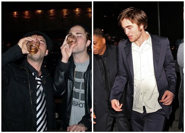 3. Роберт Паттинсон после первой не закусывает