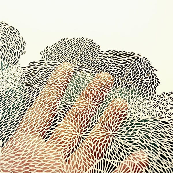 Словно мелкая мозаика, сквозь которую виден мир.