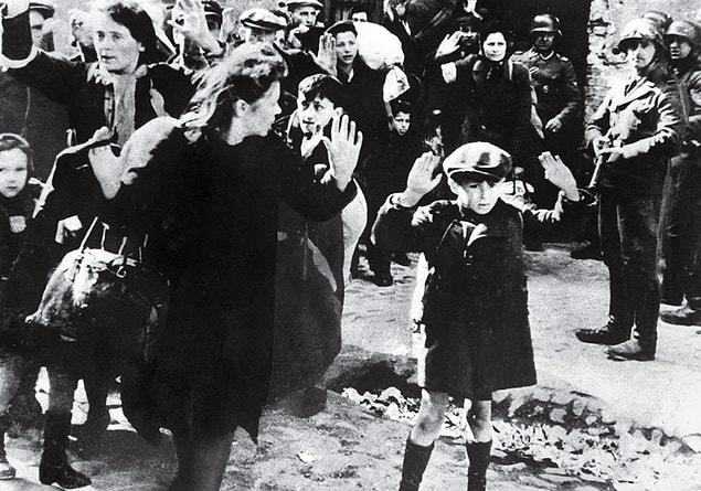 15. Jewish Boy Surrenders In Warsaw, 1943