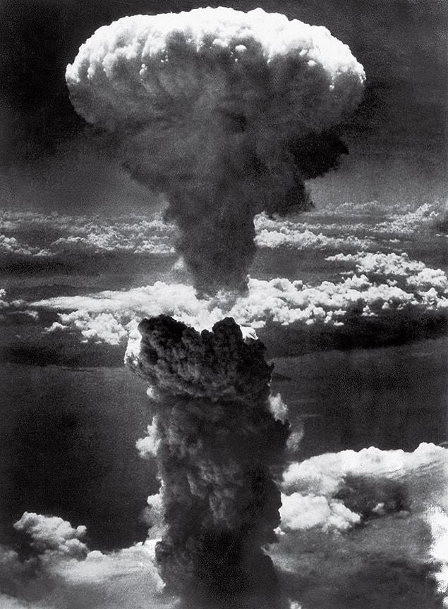 9. Mushroom Cloud Over Nagasaki, Lieutenant Charles Levy, 1945