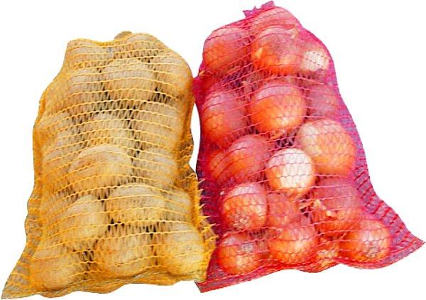 10. Çuvallarca stoklanmış kışlık patates, soğan