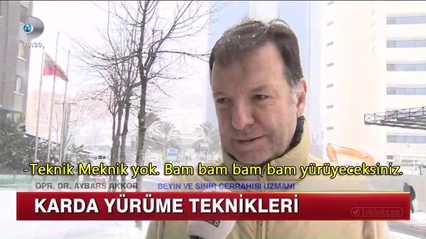 9. Karda nasıl yürünür?