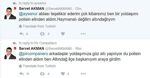 Akman, Twitter hesabından şu açıklamada bulundu 👇