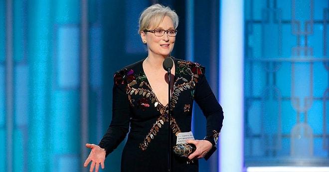 Meryl Streep'in Altın Küre'deki Cesur ve Eleştirel Konuşması Herkesi Ayakta Alkışlattı