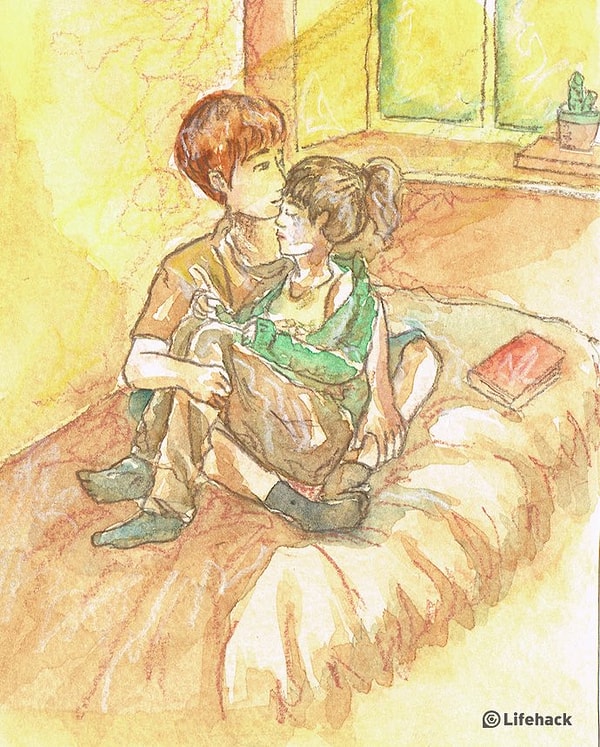 14. В его/ее объятиях так безопасно