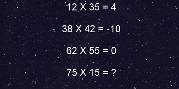 4. Verilen denklemde soru işareti yerine hangisi gelmelidir?