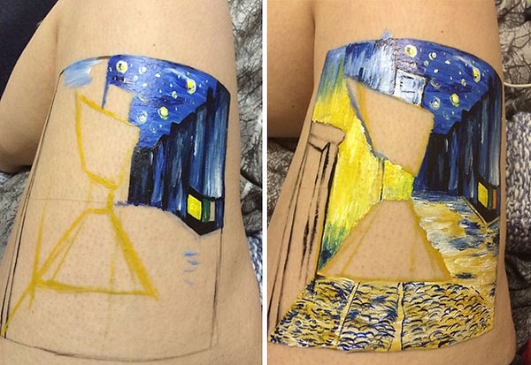 4. На то, чтобы закончить работу, ушло 3 часа, но как только шедевр был завершен, она выложила фото в Twitter