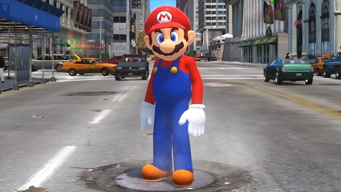 Mario, GTA'da Hayatta Kalabilir mi?