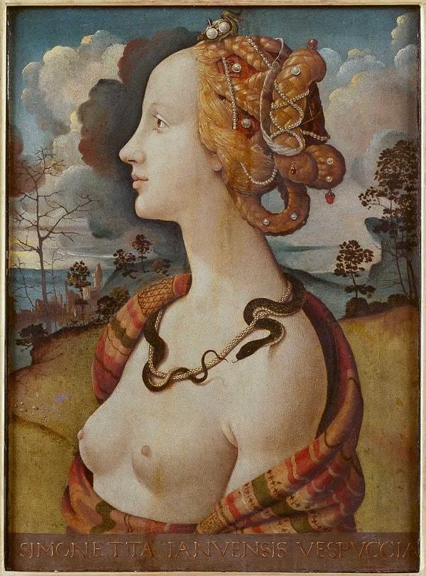 8. Piero Di Cosimo-Portrait De Simonetta Vespucci