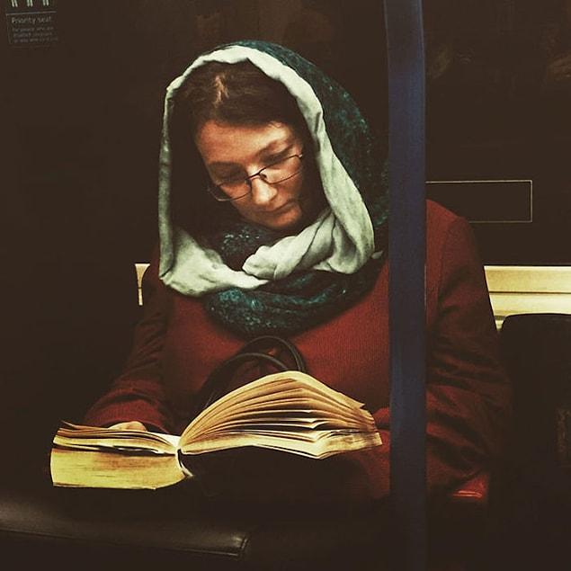 13. Not a governess, just a woman reading on the subway