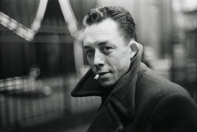 14. Camus was a lifelong smoker and it's difficult to find a photograph in which he is not holding a cigarette. He even had a cat named Cigarette.