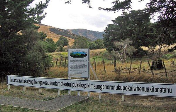 20. Dünyadaki en uzun coğrafi isim, Yeni Zelanda'daki Taumatawhakatangihangakoauauotamateaturipukakapikimaungahoronukupokaiwhenuakitanatahu tepesine ait.