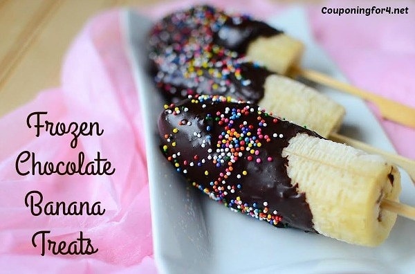 4. Замороженные бананы в шоколаде