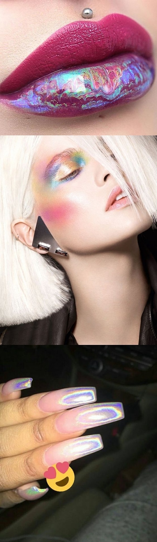 6. Учимся делать голографический макияж