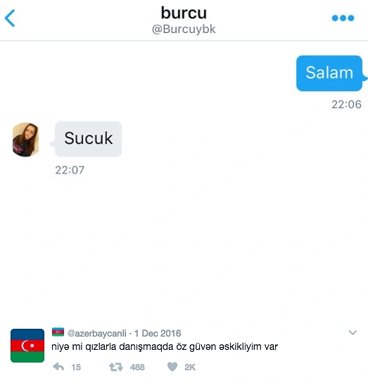 Azerbaycanlı Hesabından Size Azerice'yi Daha da Sevdirecek 19 Yaxşı Tweet