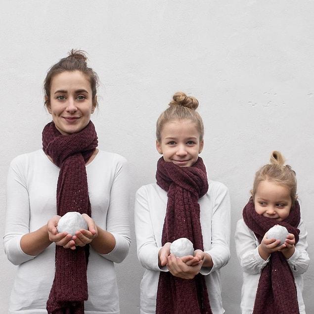 Although Dominique explores other themes in her Instagram account and blog, as well; she mainly shares adorable photos where she and her daughters wear matching clothes.