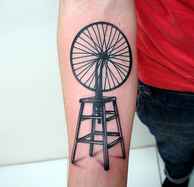 22. Bicycle Wheel, Marcel Duchamp
