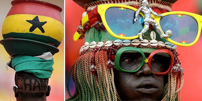 'Tribün Nasıl Olur?' Tüm Dünyaya Gösteren Afrikalı Taraftarlardan Rengarenk 26 Fotoğraf