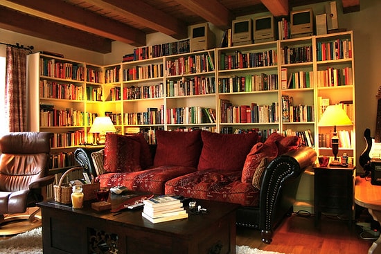 17 потрясающих комнат специально для книголюбов