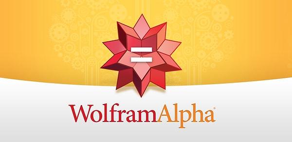 8. WolframAlpha