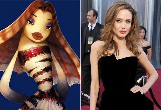 12. Angelina Jolie - Lola from Shark Tale