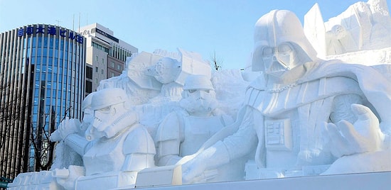 Снежный фестиваль в Японии: зимние чудеса