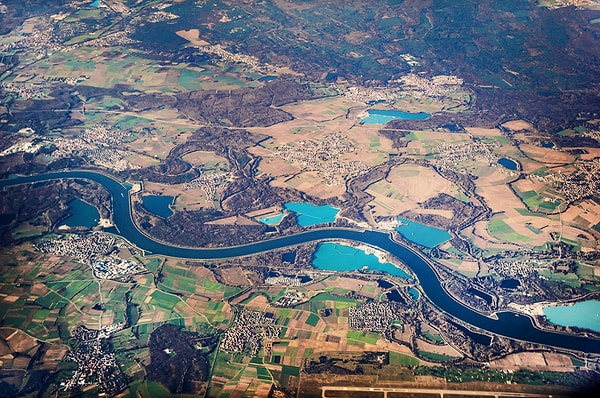 6. Река Рейн - между Германией и Францией