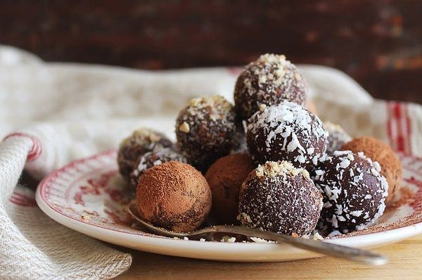 6. Шоколадные трюфели с ромом