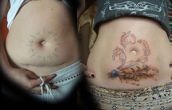 6. Можно скрыть растяжки