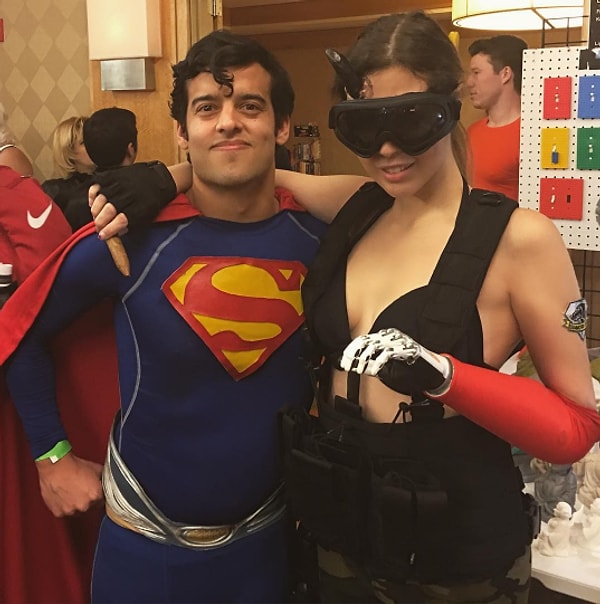 7. Впервые Мишель занялась косплеем в прошлом году, когда создала костюм Чудо-женщины.