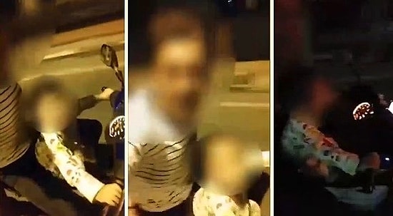 Безответственный папа делает селфи с малышом, когда надо бы смотреть на дорогу