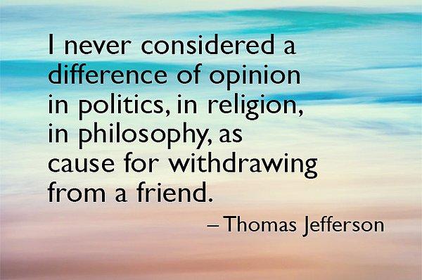 3. Thomas Jefferson, ABD Başkanı, ABD Bağımsızlık Bildirgesinin asıl yazarı